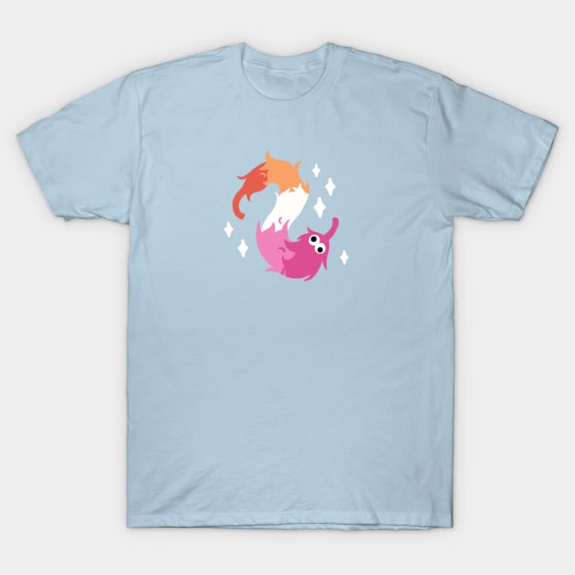 Lesbian Worm on a string T-Shirt by FennecFox